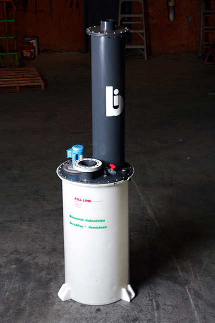 ScrubPac VentClean™ l From 0 to 1,800 CFM l Storage Tank HCL Emissions Control